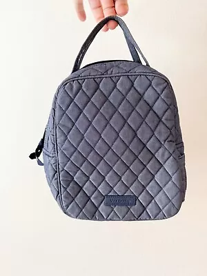 Vera Bradley Lunch Bag Quilted Insulated Chambray Denim Blue MINT • $6.97