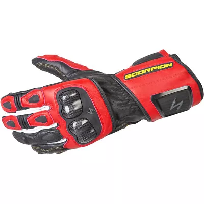 Scorpion SG3 MK II Leather Motorcycle Gloves Red/Black Men's XXXL/3XL Was$134.95 • $69.95