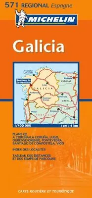 Galicia (Michelin Maps) By VARIOUS Sheet Map Folded Book The Fast Free Shipping • $13.79