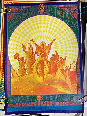 $499.95 • Buy The Doors Beefheart 1967 Denver Colorado Family Dog Concert Poster Fd-84