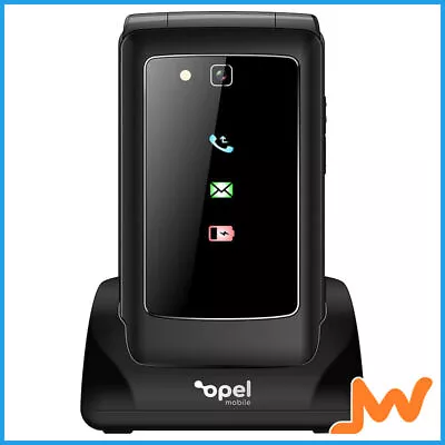 Opel Mobile Flip X 4G Flip Phone 2.8  Keypad - Black • $153