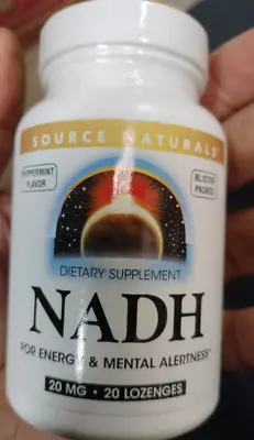 * Source Naturals NADH 20 Mg 20 Lozenges Exp 05/24  #1490 • $21.98