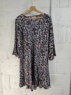 Masai Midi Print Dress XXL Vgc • £16.99