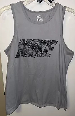 Nike Men’s Gray Muscle Tee Shirt M • $9.99