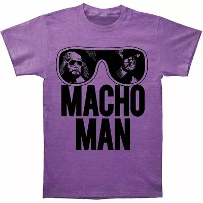 Macho Man Randy Savage Old School Purple T-shirt • $27.99