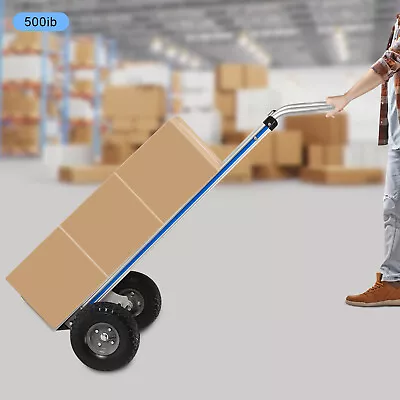 Aluminum Alloy Hand Truck Cart Heavy Duty Dolly W/ Rubber Wheels 440lbs/500lbs • $90