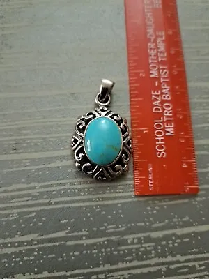 Vintage Sterling Silver Pendant (Ww11/598) • $25