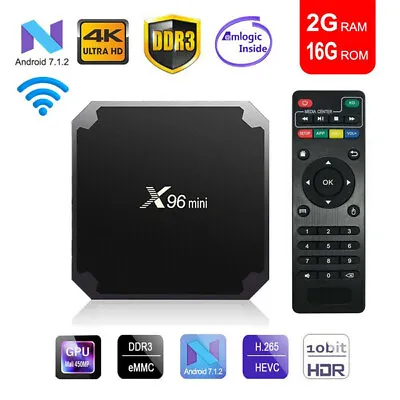 NEW X96 Mini Quad Core 2GB+16GB Android 11 TV Box Smart HD Media Player WIFI UK • £9.95