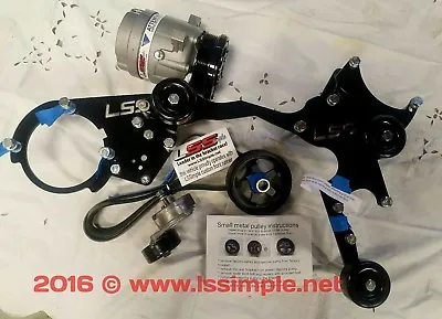 LSA Supercharger Truck Accessory Relocation Kit & LSS Ac Kit Use Fbody Water Pum • $1025
