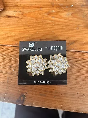 Swarovski Earrings Vintage Clip • $0.99