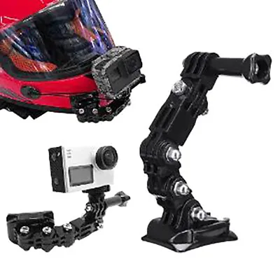 Motorcycle Camera Holder Set Adjustable Helmet Chin Mount For Hero 3/4/5/6_-_ • $7.20