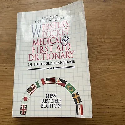 CHARITY SALE: Websters's Pocket Medical & First Aid Dictionary (Paperback 1997) • £1.75