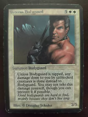 Veteran Bodyguard Alpha Lp Mtg Magic The Gathering Rare • $259.99