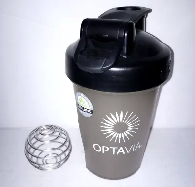 OPTAVIA 20oz Blender Bottle Shaker Drink Mixer & Whisk Ball  BPA Free  Very Good • $6.99