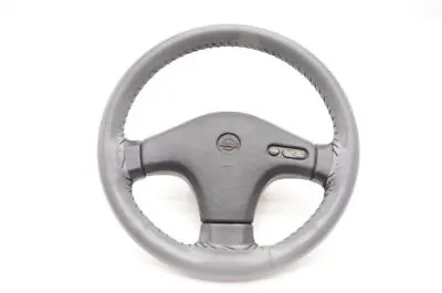 1989-1993 NISSAN 240SX S13 COUPE Steering Wheel With Gray Leather Strap • $146.09