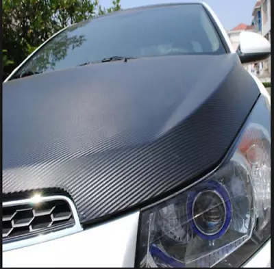 US Waterproof Carbon Fiber Vinyl Car Wrap Sheet Roll Film Sticker Decal Paper US • $13.87