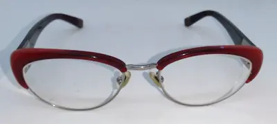 Marius Morel 1880 Eyeglass Frames 2033m France Burgundy/red 51-18-135 • $19.75