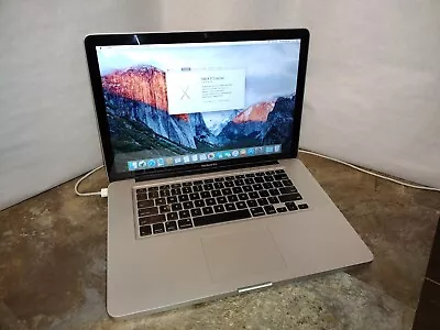 Apple MacBook Pro 15  A1286 Mid 2009 Intel Core 2 Duo 4GB 500GB MacOS 10.11 • $104.99