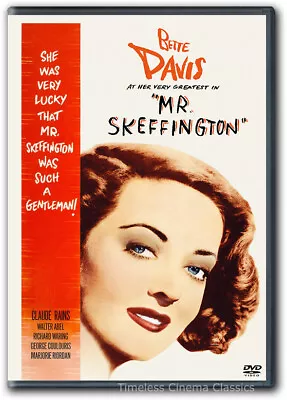 Mr. Skeffington DVD New Bette Davis Claude Rains Richard Waring Walter Adel • $16.29