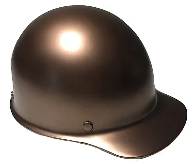 Custom Painted Hard Hat MSA Skullgard Cap Style Copper Metallic Satin • $225