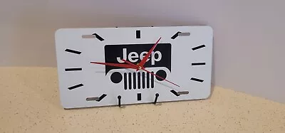 Vintage Jeep Amc Automotive Wall Clock Rare Reproduction Cj Cj7 Cj8 Cj5 6x12 • $40