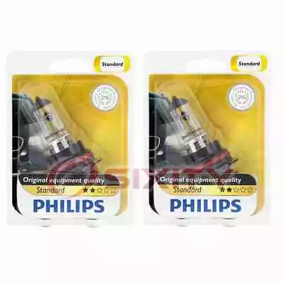 2 Pc Philips High Low Beam Headlight Bulbs For Saab 900 9000 1986-1994 Ap • $13.83