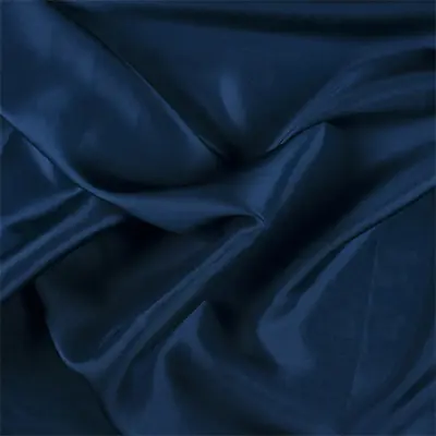 $21.30 • Buy Dark Blue Silk Habotai, Fabric By The Yard