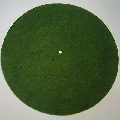 Victor Phonograph LARGE LIGHT GREEN Turntable Felt - Round (fits 12  Diameter) • $9.49