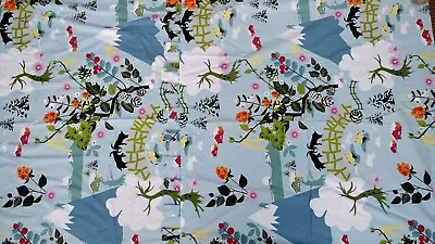 Rare IKEA 2008 Lotta Kuhlhorn Canvas Curtains Fabric/tablecloth ANNAMOA • £30