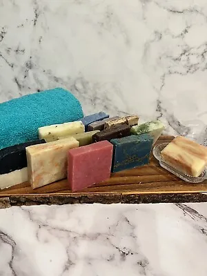 Ugly Soap Bundle Lot Bulk Clearance Discounted Handmade 4 Pounds Of Soap Bars. • £53.01