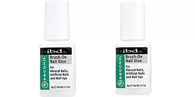 Ibd 5 Second Brush On Nail Glue 54006 / Treatments By IBD Pack Of 2 • $9.42