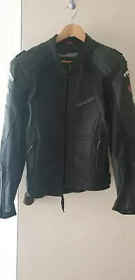 M/40 Mens Teknic Mercury Summer Perforated Leather Motorbike Jacket Black • $191