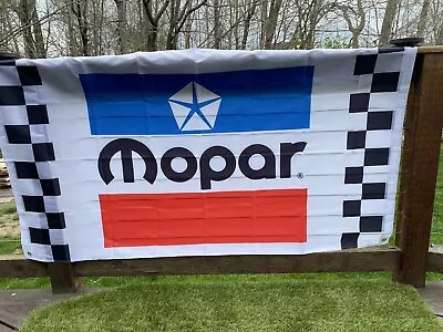 Mopar 3x5’ Racing Flag Banner Garage Gift Man Cave. Quick USA Shipping • $19.95