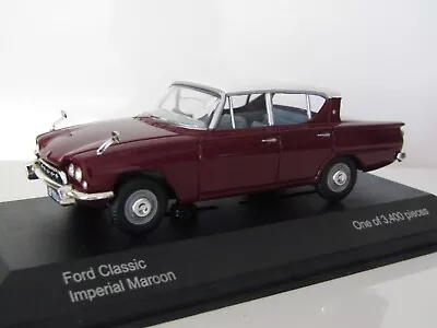 Corgi Vanguards VA 03506 Ford Classic Imperial Maroon 1:43 Boxed • £19.95