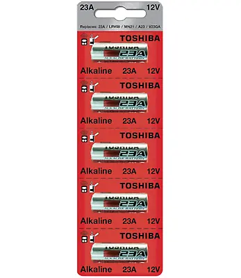 Toshiba A23 12Volt 23AE 21/23 GP23 23A 23GA MN21 Battery (5 Pack) • $7.59
