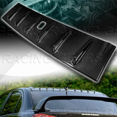 $134.95 • Buy Carbon Fiber Roof Shark Fin Spoiler W/ Antenna 5x6cm Fit 08-15 Mitsubishi Evo 10