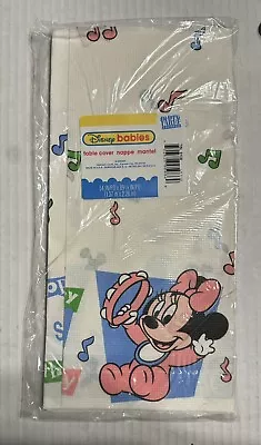 NOS Hallmark Disney Babies Mickey Minnie 1st Birthday Paper Table Cover Vintage • $9