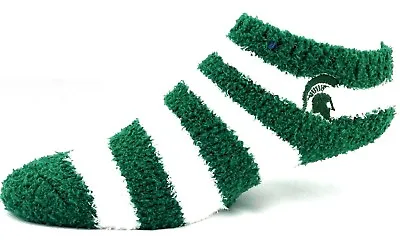 Michigan State Spartans Green & White Fuzzy Youth Sleep Socks  • $6.99