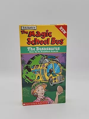 Scholastic Magic School Bus Busasaurus VHS Video Tape Dinosaurs • $6.65