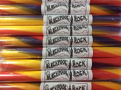 Gift Box Of 10  Sticks Of Traditional Blackpool Rock  Fruity Flavour • £9