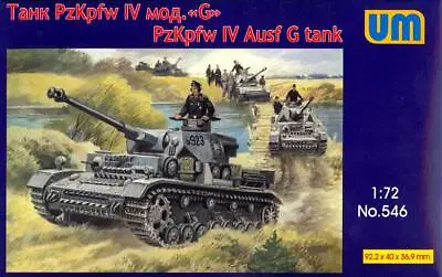 UM-MT Models 1/72 PANZER IV Ausf G German WWII Medium Tank • $20.99