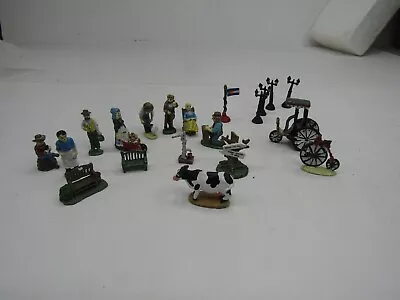 VTG Metal Farm Town Homestead Figures China 20 PCS • $22.49