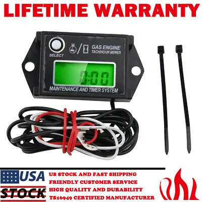 Top Tach TT2B Digital Hour Meter / Tachometer For Small Gas Spark Engine Motor • $21.89