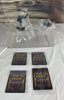 World Of Warcraft WOW Core Tabletop Game Lot Of 3 Miniatures Cards 2 Figures • $15.99