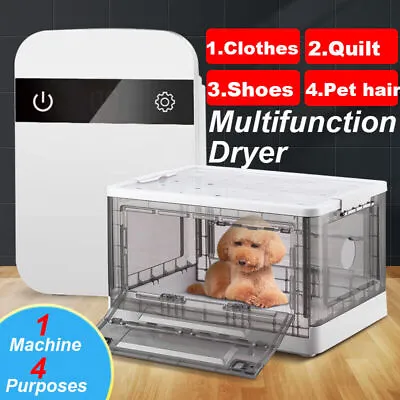 £39.99 • Buy Multifunction Pet Dryer Dog Grooming Blow Speed Hairdryer Heater Pet Drying Box
