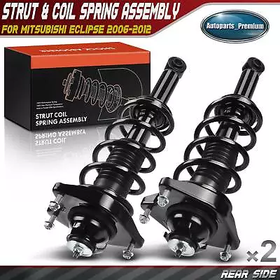 2x Complete Strut & Coil Spring Assembly For Mitsubishi Eclipse 2006-2012 Rear • $119.99