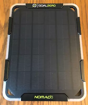 Goal Zero Nomad 5 Solar Panel Portable 5 Watts Monocrystalline # 11500  • $48.50