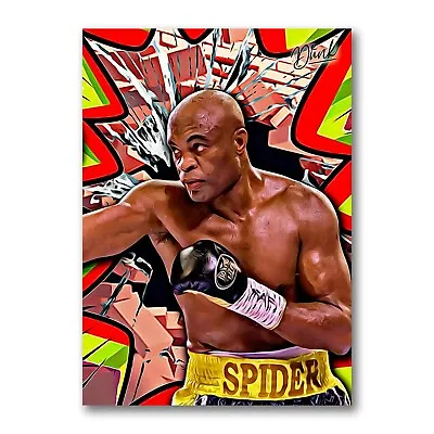 Anderson Silva Knockout Sketch Card Limited 03/30 Dr. Dunk Signed • $6.99