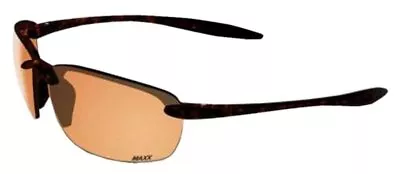 MAXX HD Maxx 5 TR90 Half Frame Sunglasses All Sport Amber Lens MAXX5 • $19.99