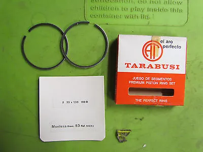 NOS Montesa Cappra MX 125 Piston Rings # 1860.022 53  Ref  5107.1 • $9.75